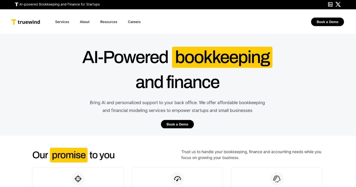 Truewind: AI-powered finance solutions for small businesses