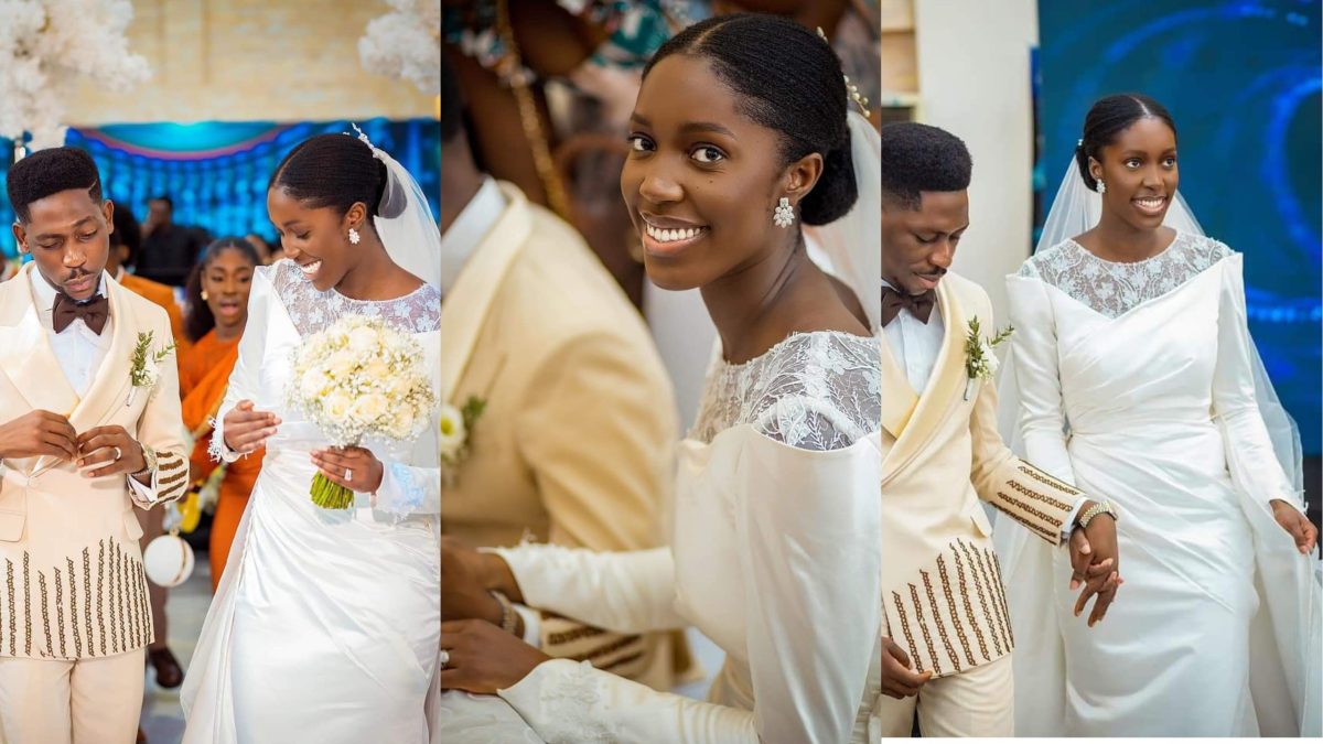 Your Wedding Dress Was Too Simple – Jealous Lady Sparks Controversy After Badmouthing Wedding Gown Of Moses Bliss’ Wife, Marie Wiseborn