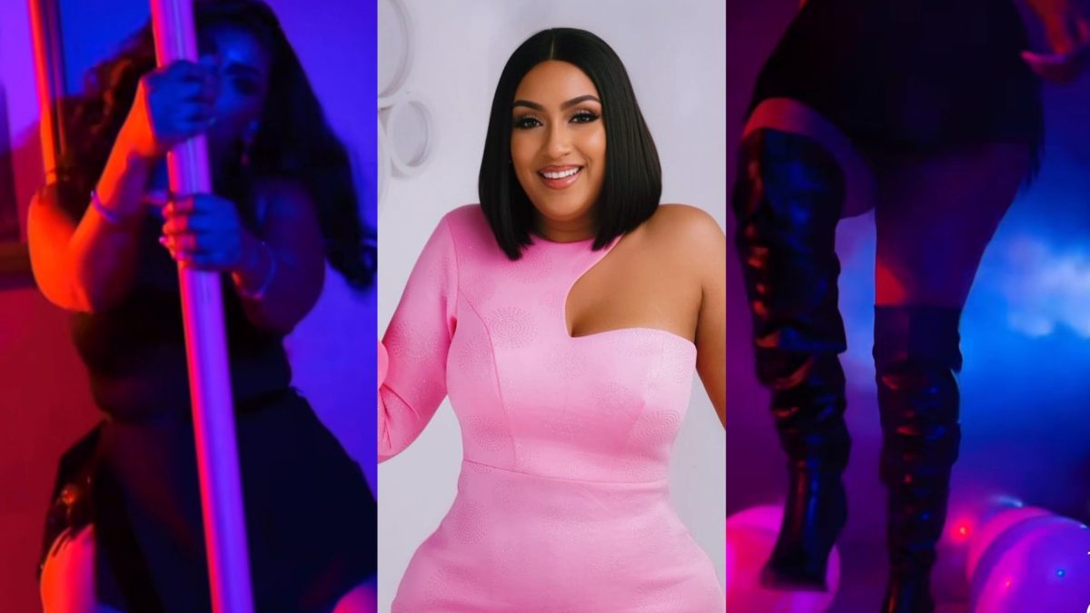Juliet Ibrahim Sends Tongues Wagging With A  S*xy Pole Dance