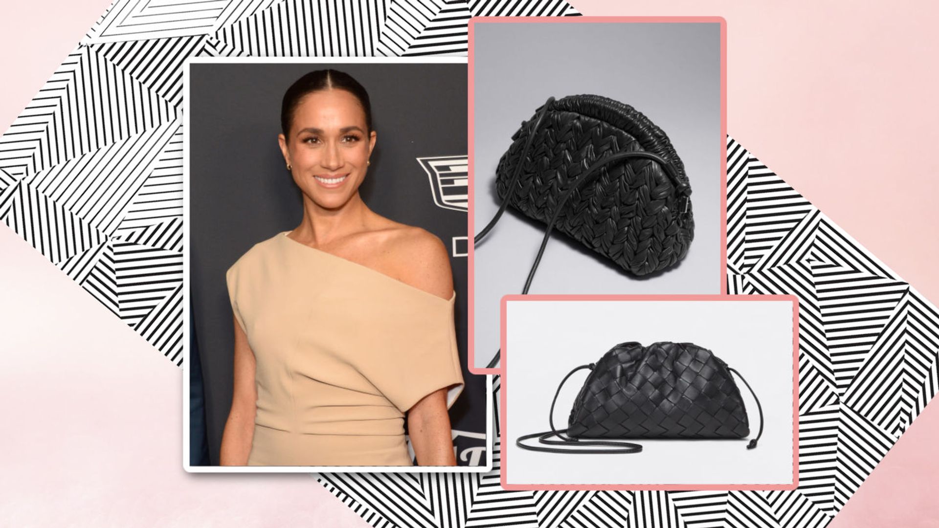 This affordable Bottega bag lookalike looks so much like Meghan Markle’s date night purse