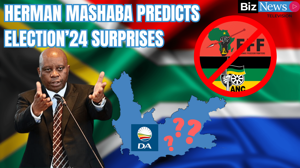 Mashaba: Pundits calling Election’24 wrong; ActionSA surging; DA losing W Cape majority