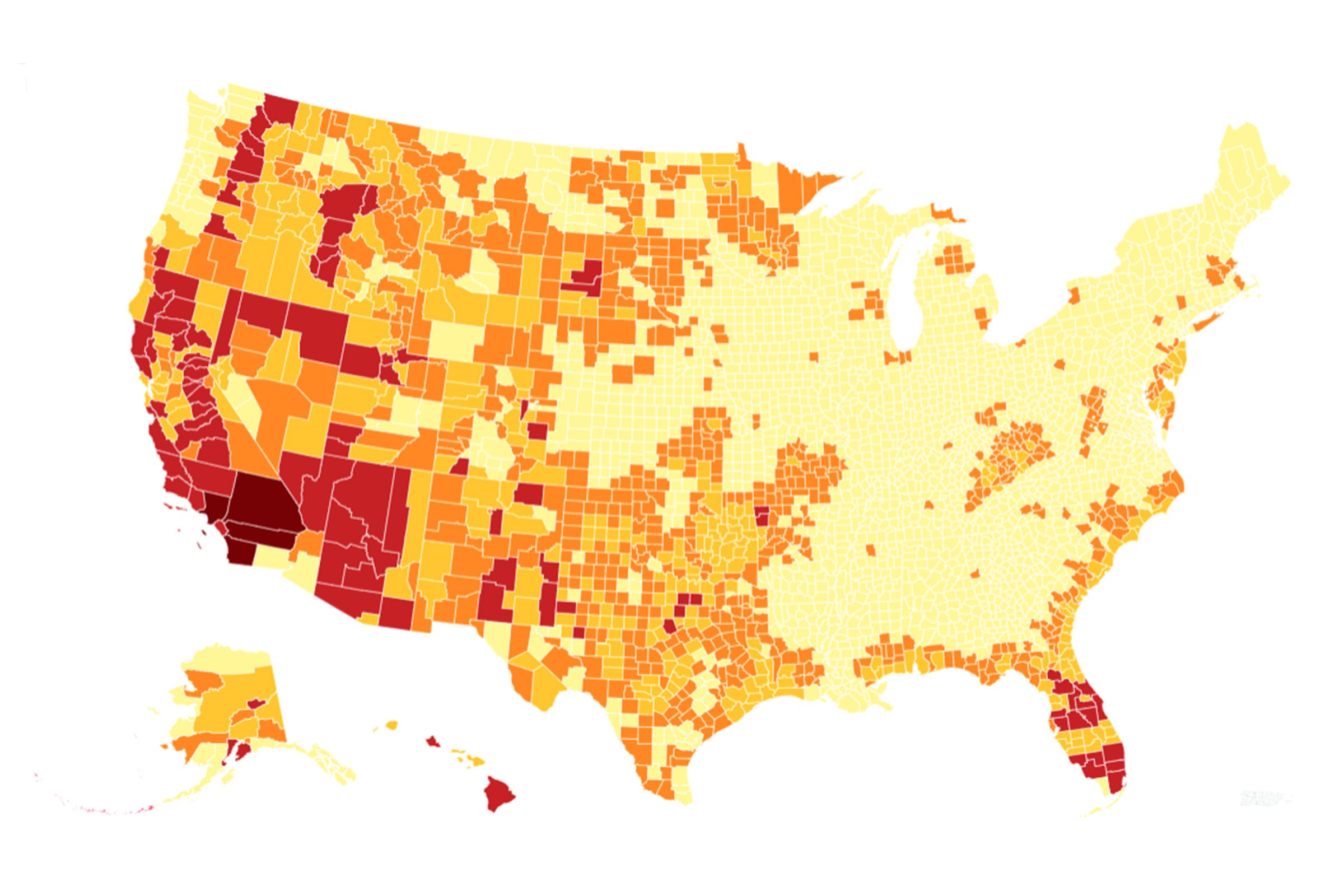 Wildfire Map Reveals Your Neighborhood’s Risk