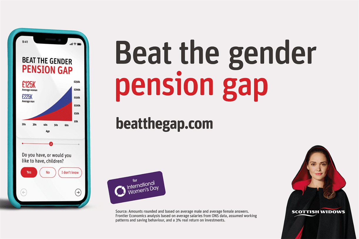 Scottish Widows unveils online calculator to highlight gender pension gap