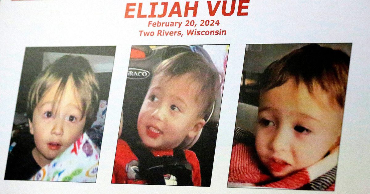 Search continues two weeks after 3-year-old boy disappeared in Wisconsin