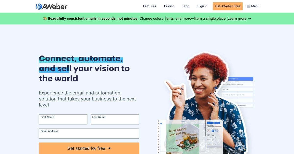 AWeber: Elevate your business with email and automation solutions