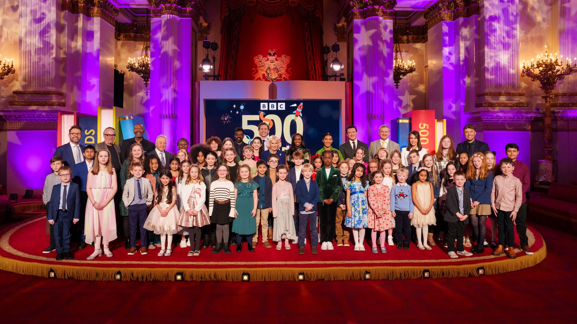 Queen Camilla praises ‘brilliant’ young writers at star-studded Buckingham Palace reception