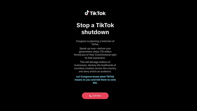 TikTok Calls on US Users to Oppose the Latest  Proposal to Ban the App