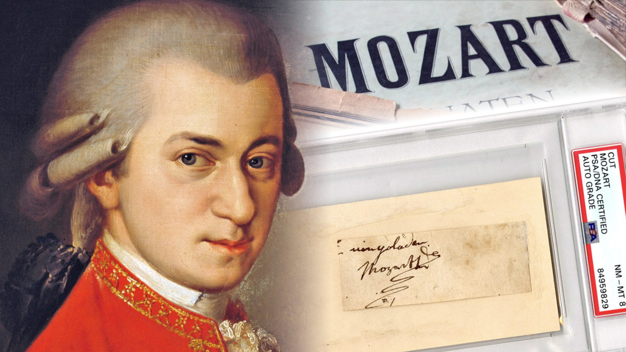 Mozart Signature Up For Auction, Expected To Fetch $100K