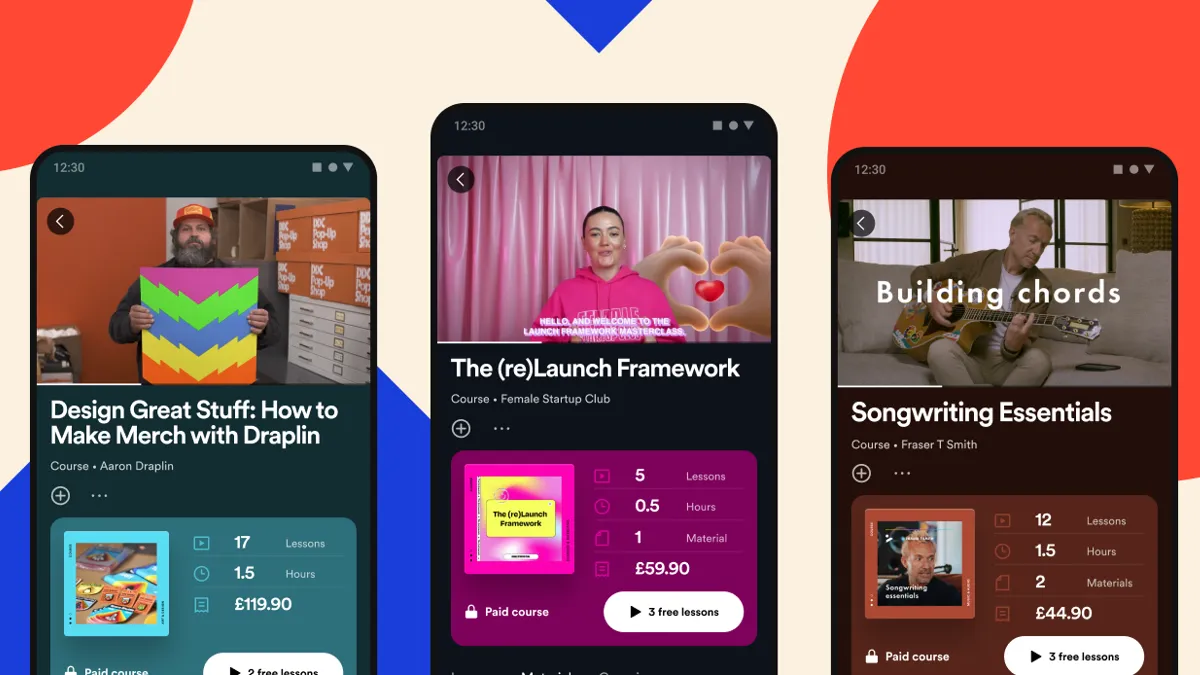 Move Over, MasterClass—Spotify Tests Video Learning in the U.K.