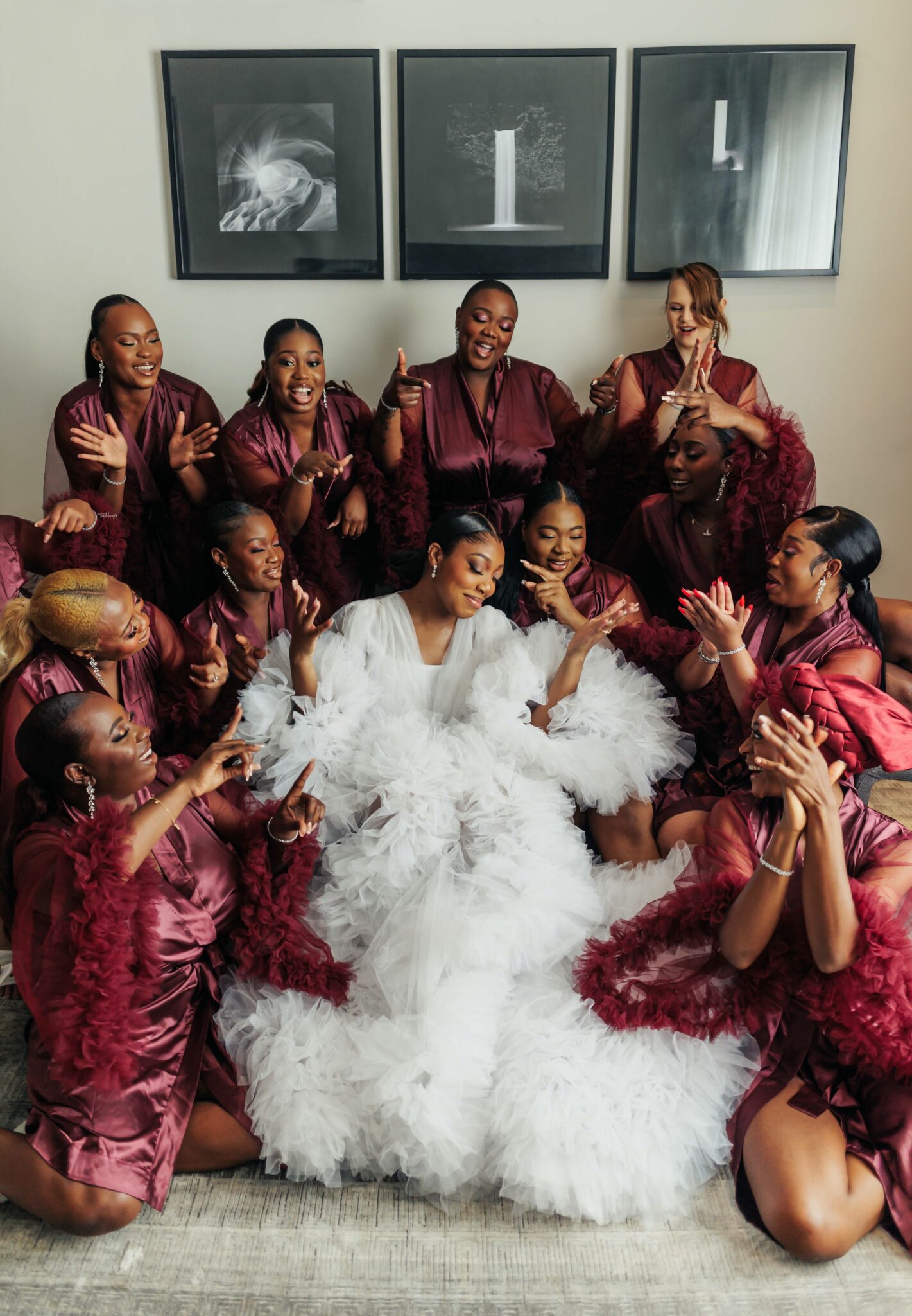 Chisom Surprised Her Bridesmaids With Lovely Gifts on Her Big Day! Check Them Out