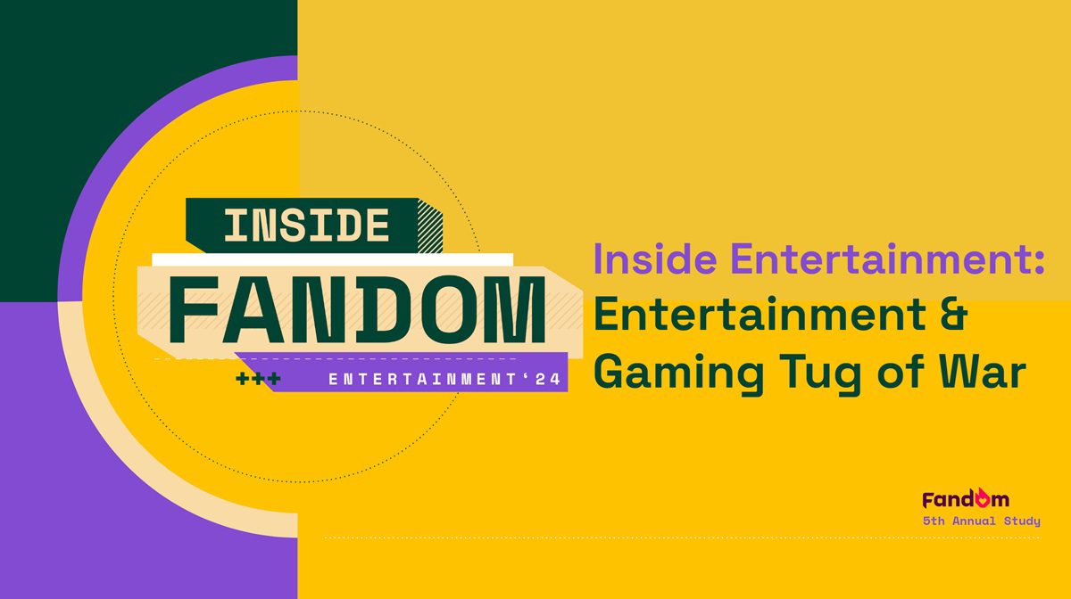 Fandom study shows entertainment fans switching to gaming