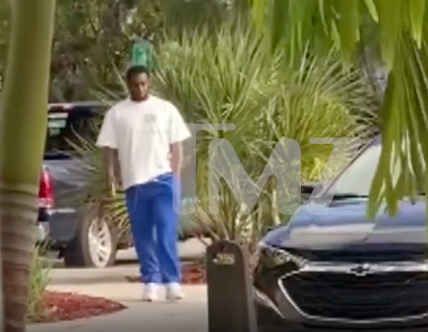 Sean ‘Diddy’ Combs seen pacing outside Miami airport after homes get raided by feds