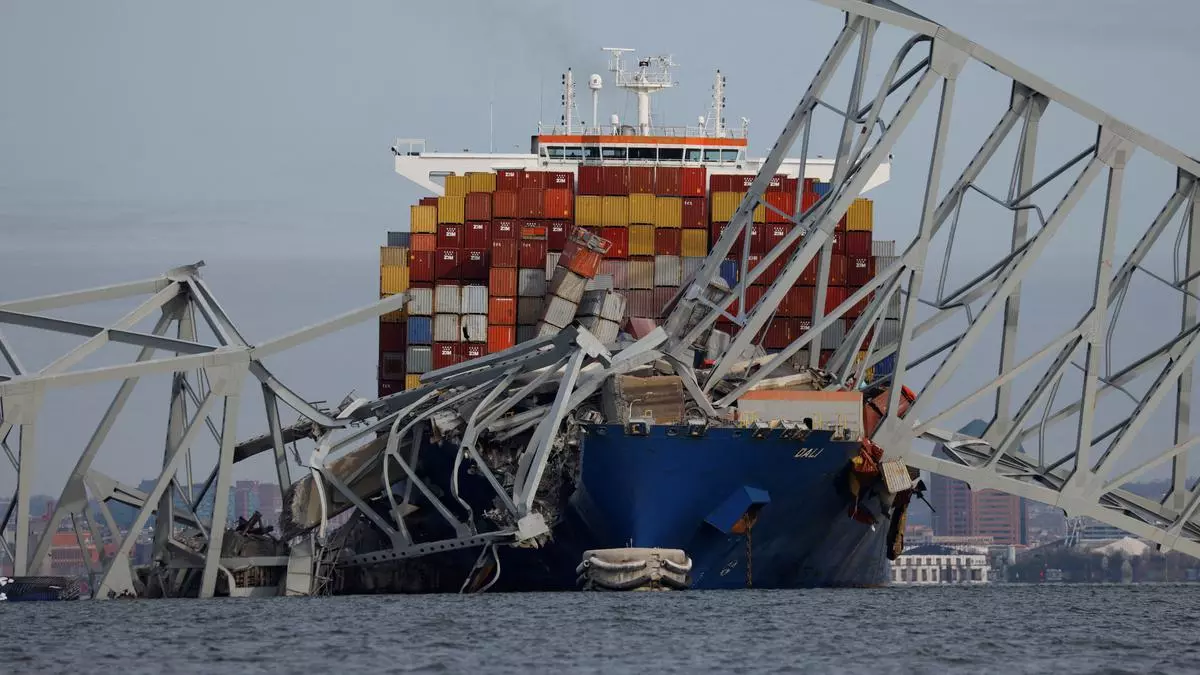 Baltimore bridge collapses: Cargo ship without power rams support column, 6 presumed dead