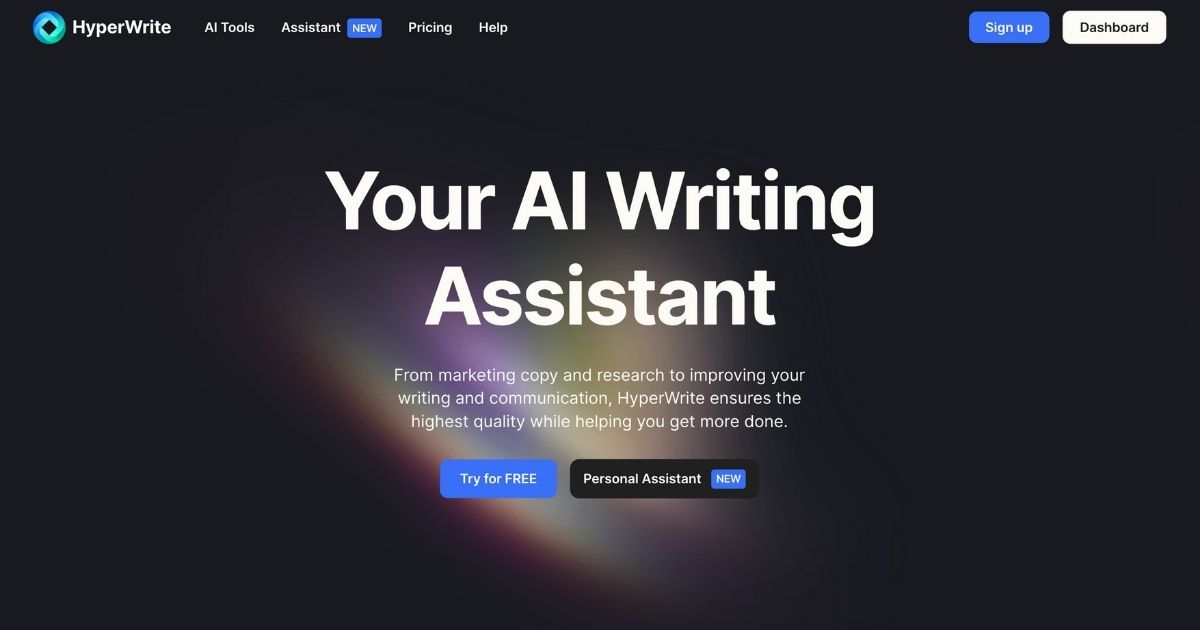 HyperWrite: AI-powered writing and communication platform