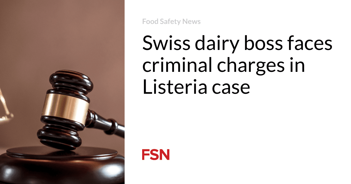 Swiss dairy boss faces criminal charges in Listeria case