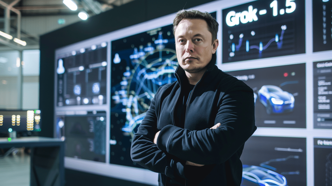 Elon Musk announces Grok-1.5, nearing GPT-4 level performance