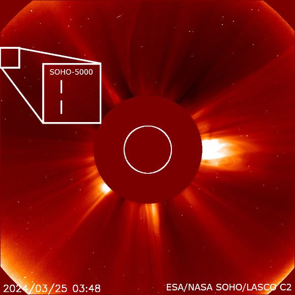 SOHO Observatory Discovers Its 5,000th Comet