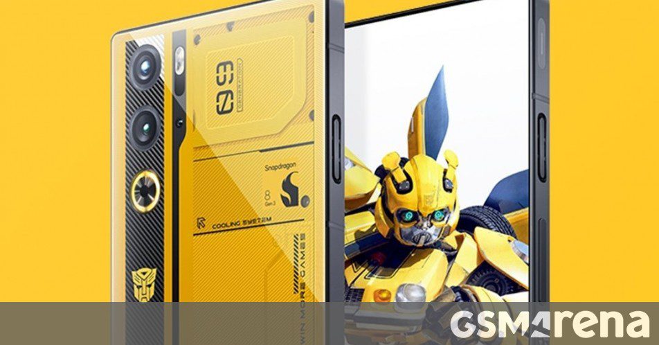 Red Magic 9 Pro+ Bumblebee Transformers Edition is now official