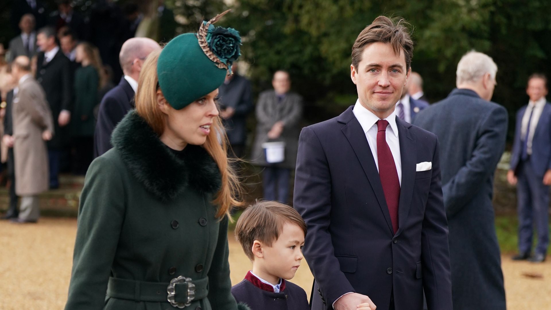 Princess Beatrice’s stepson Wolfie shows off artistic side in rare photos on special day