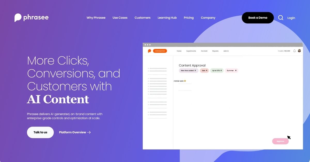 Phrasee: AI content for more clicks, conversions, and customers