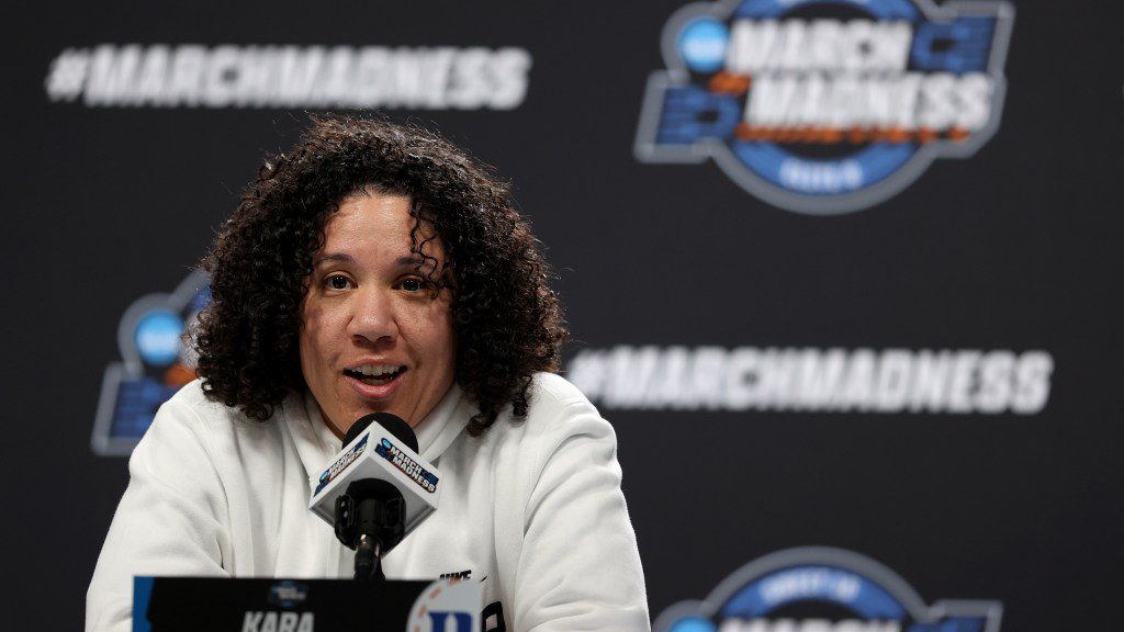 Kara Lawson playfully trolled the media by wearing a sweatshirt with 1 word on it