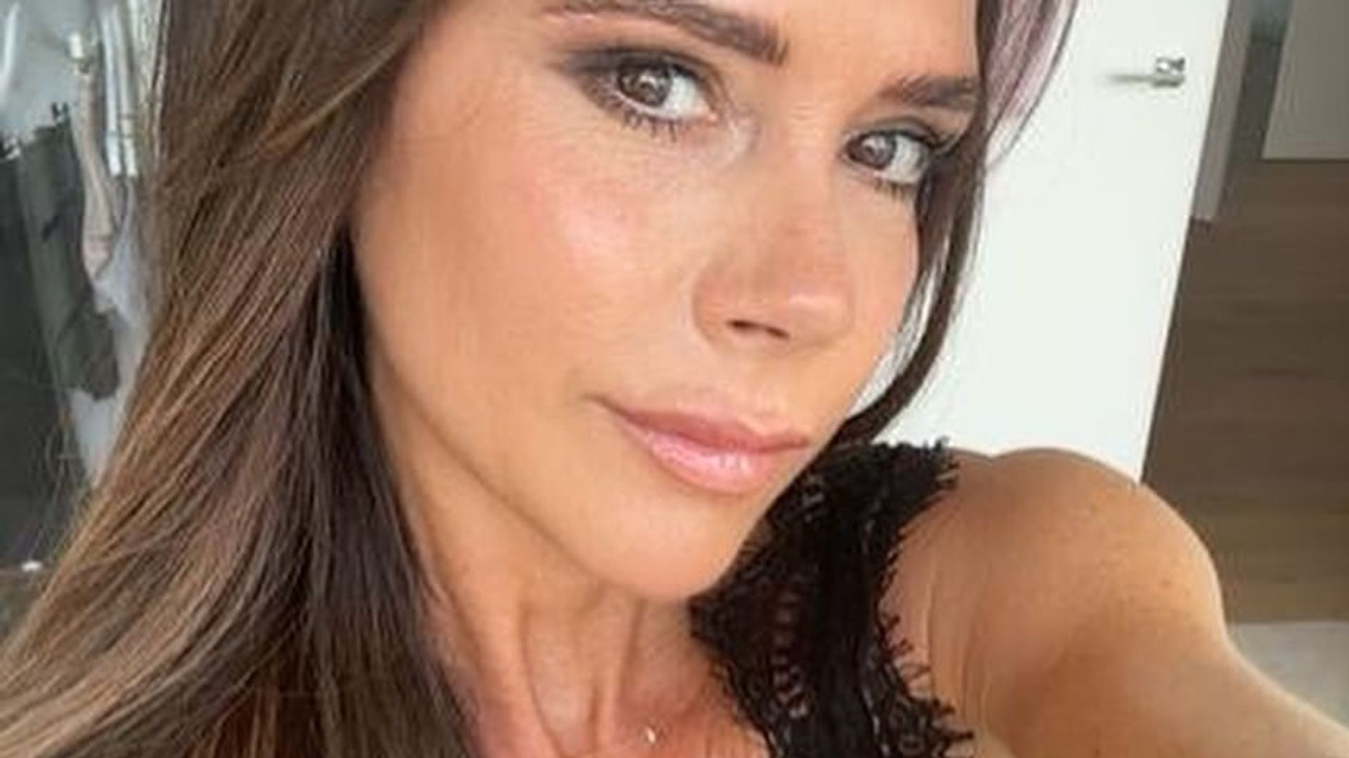 Victoria Beckham sets Instagram ablaze in low-cut lingerie and bunny ears