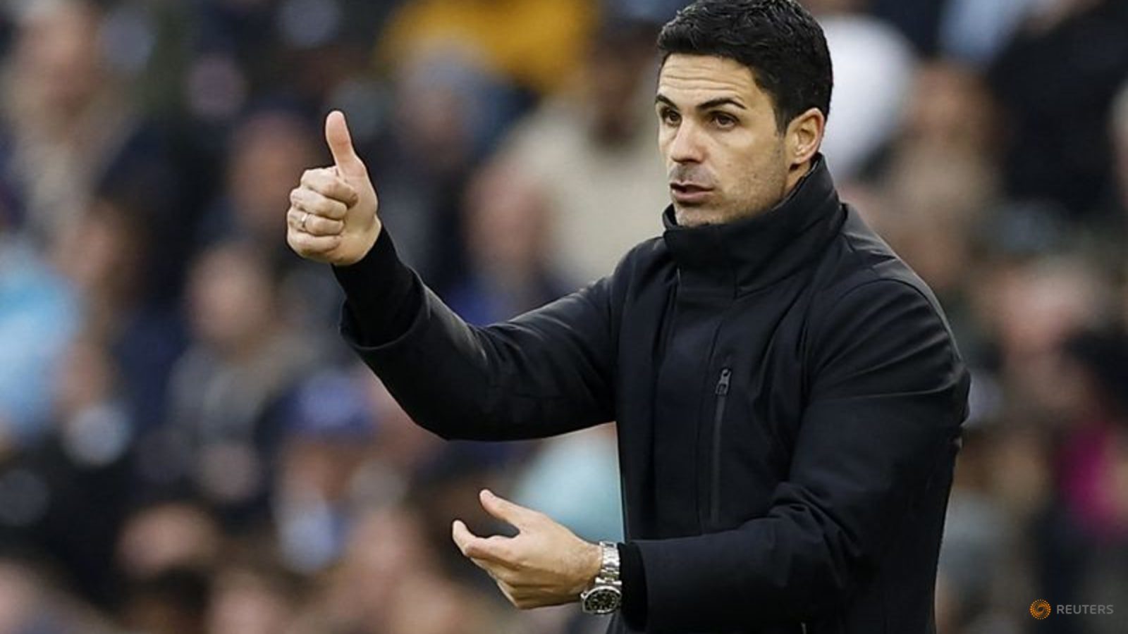 Arteta happy with blocking Man City, but wants more