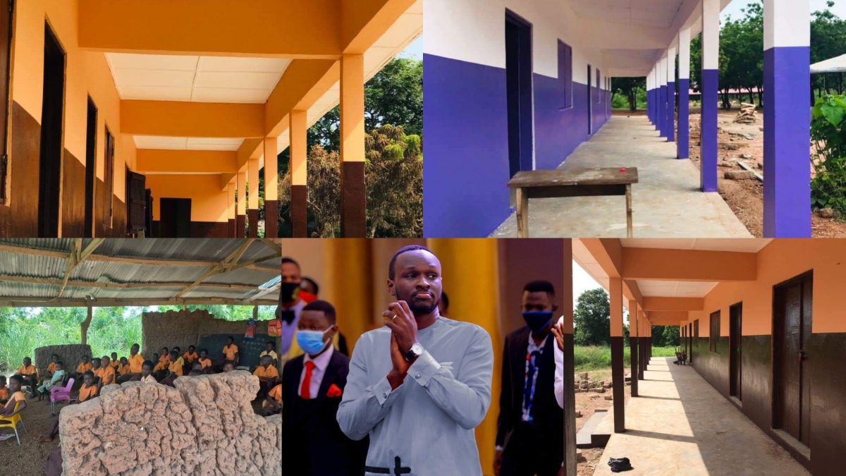 Kind Hearted Pastor Agyemang Elvis Builds Three Schools For Oti Region To Help The Community