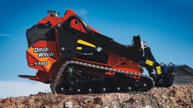Improved track design enables smooth ride on Ditch Witch’s new mini track loader