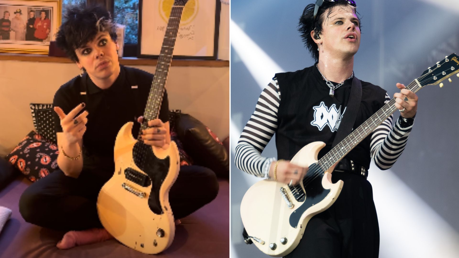 “This is my guitar. I’m absolutely buzzing”: Epiphone is set to release a Yungblud signature SG Junior – and one of its prototypes is already up for grabs