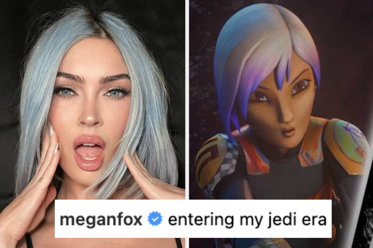 Megan Fox Has A New Soft Blue Bob Hairstyle: “Entering My Jedi Era”