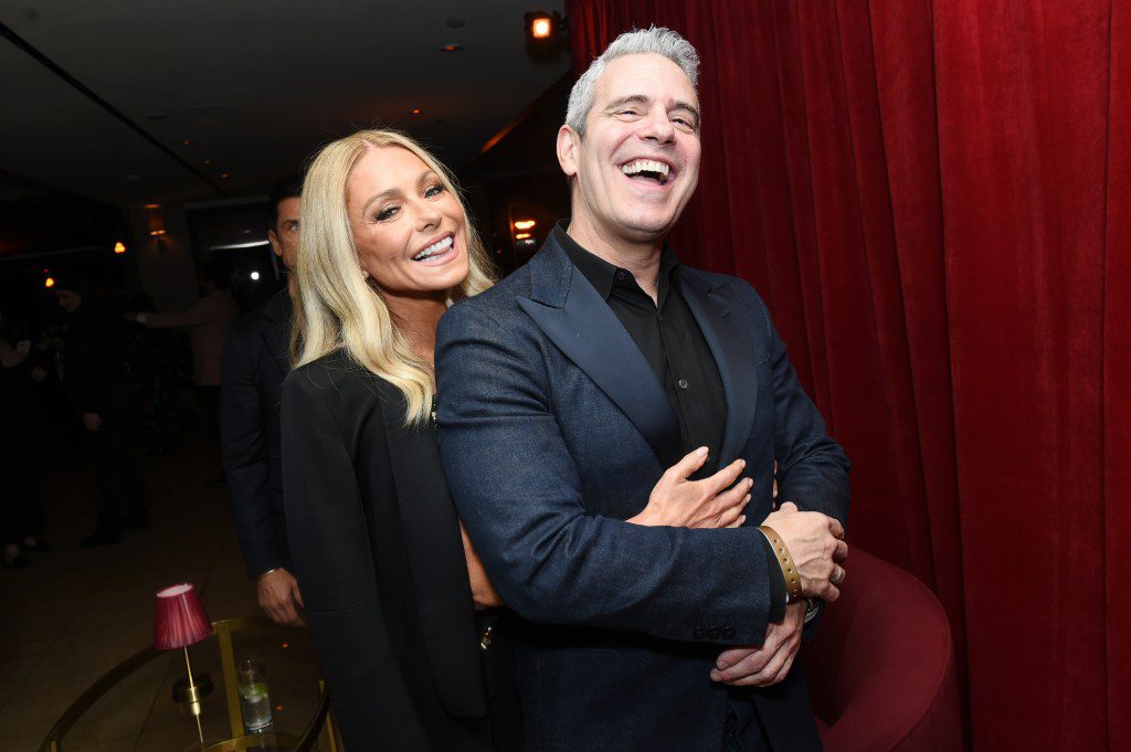 Did Andy Cohen’s racy photo high jinks, drug-fueled self-pleasure confession slip Kelly Ripa’s mind?