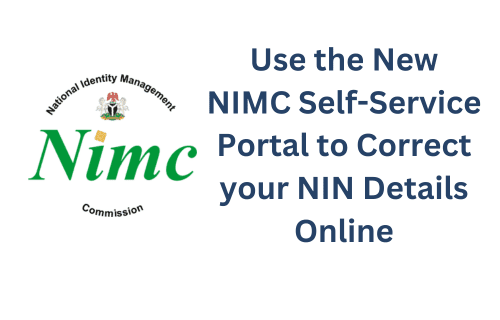 How to register for & use the new 2024 NIMC self service portal