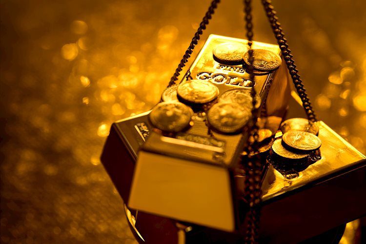 Gold price edges down from record high of $2,300 on Fed’s hawkish guidance