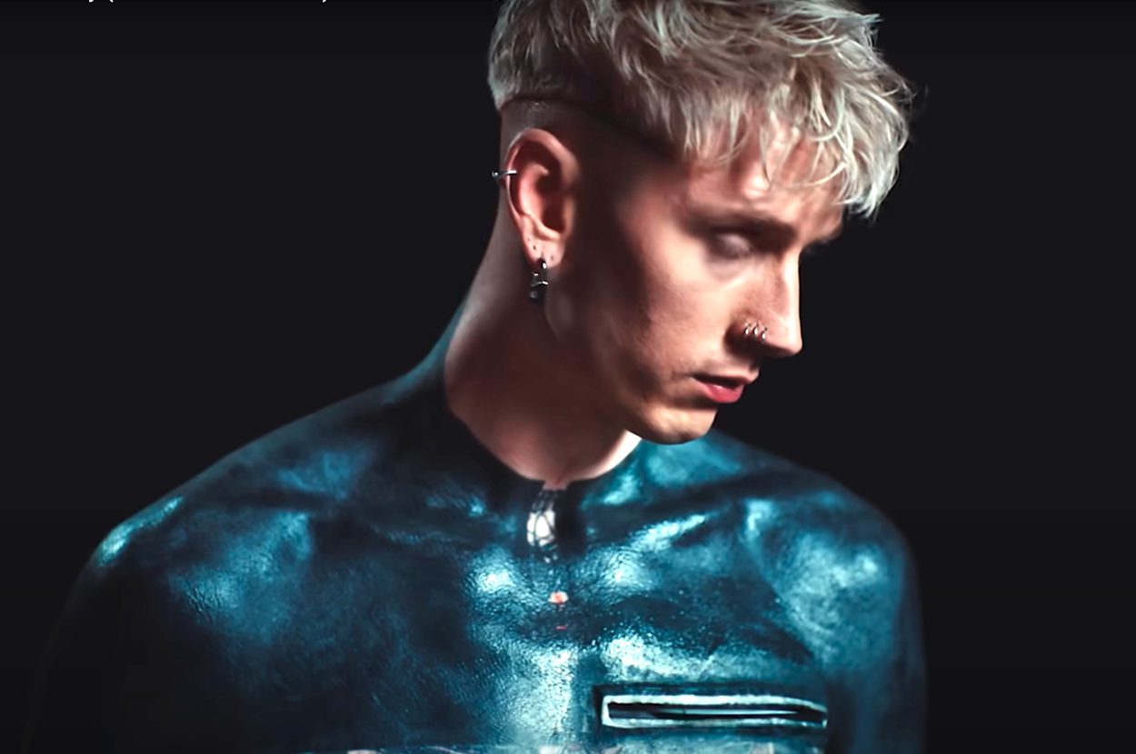 MGK Shared Shocking Behind-The-Scenes Footage Of His Blackout Tattoo That Will Make Your Skin Crawl