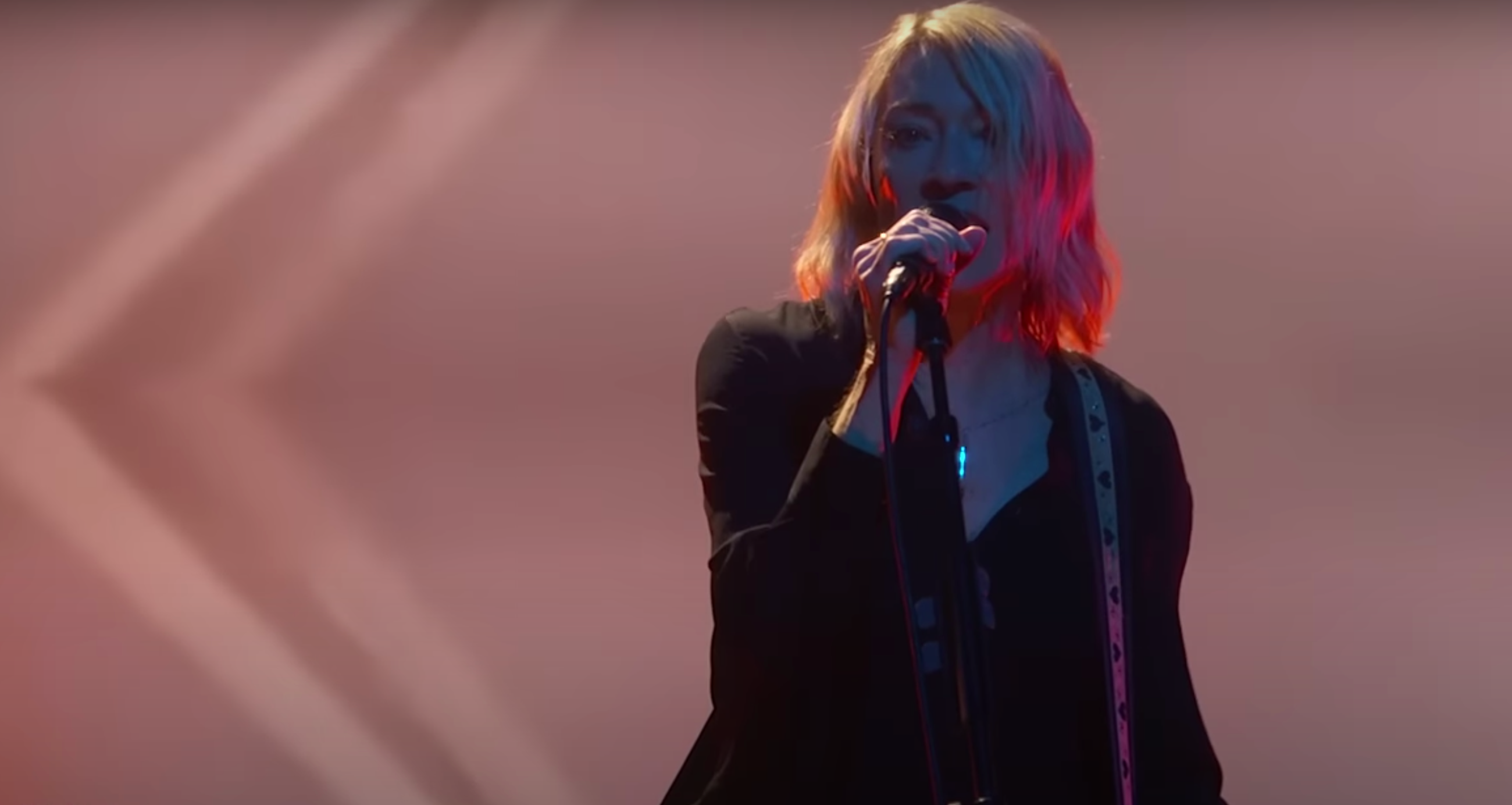 Watch Kim Gordon Perform “Bye Bye” on Kimmel