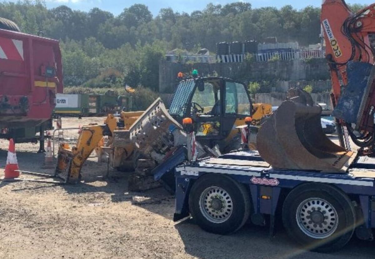 Worker killed by falling excavator attachment