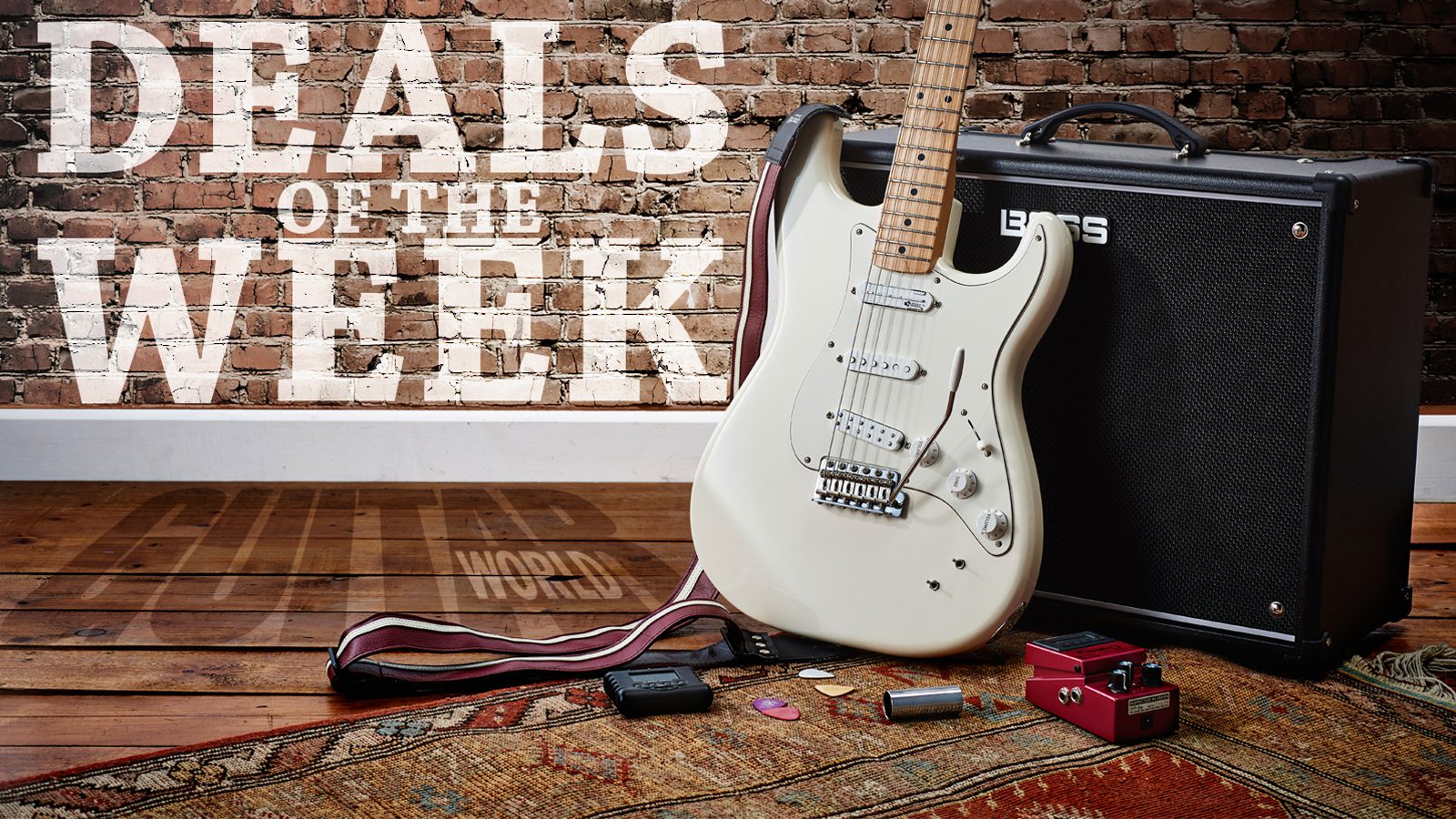 Guitar World deals of the week: save over $200 on Fender Player bundles, a price drop for the Boss Katana, plus an amazing deal on a Positive Grid Spark 40