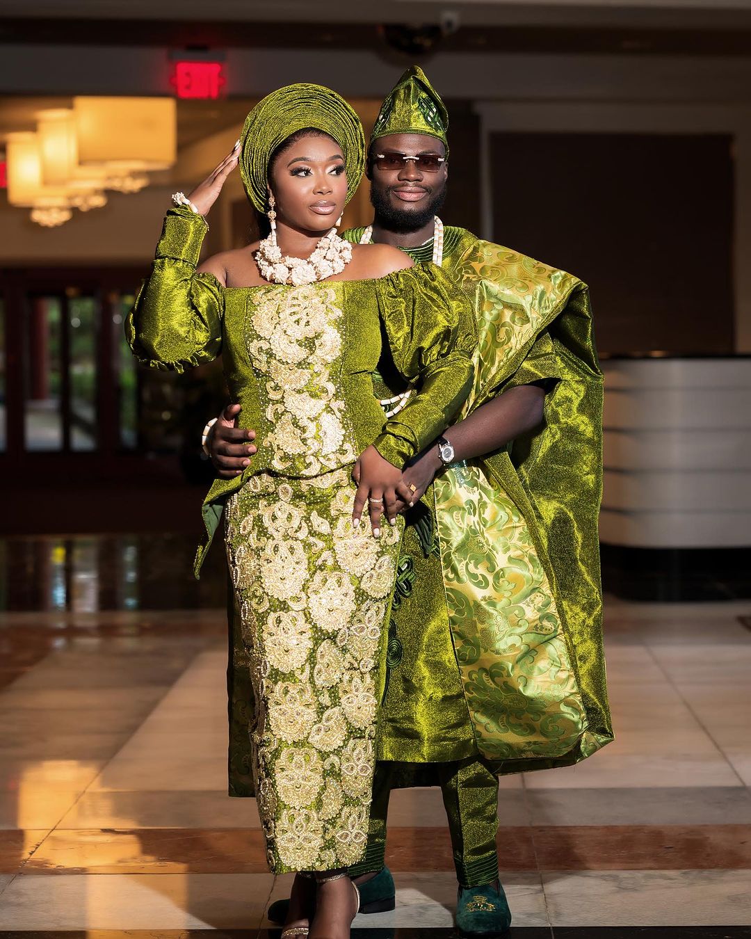 Tolu & Yemi’s Yoruba Trad Was A Perfect Symphony of Love and Culture!