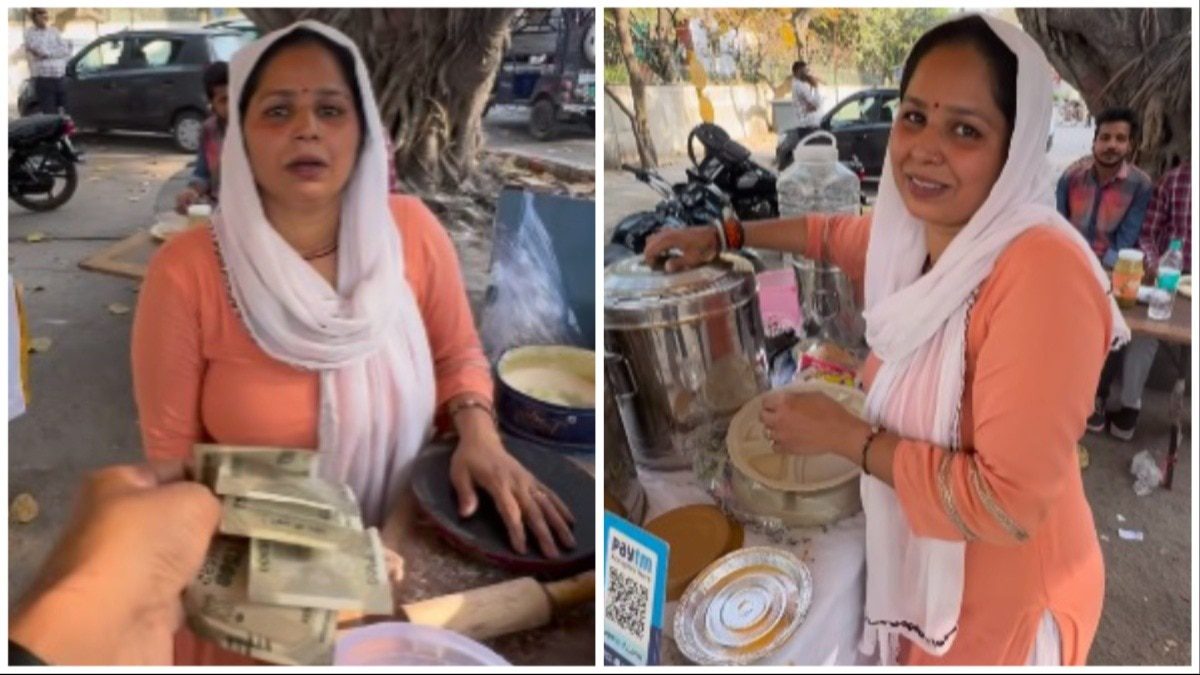 Man gives Rs 2k to street vendor to pack food. See her reaction