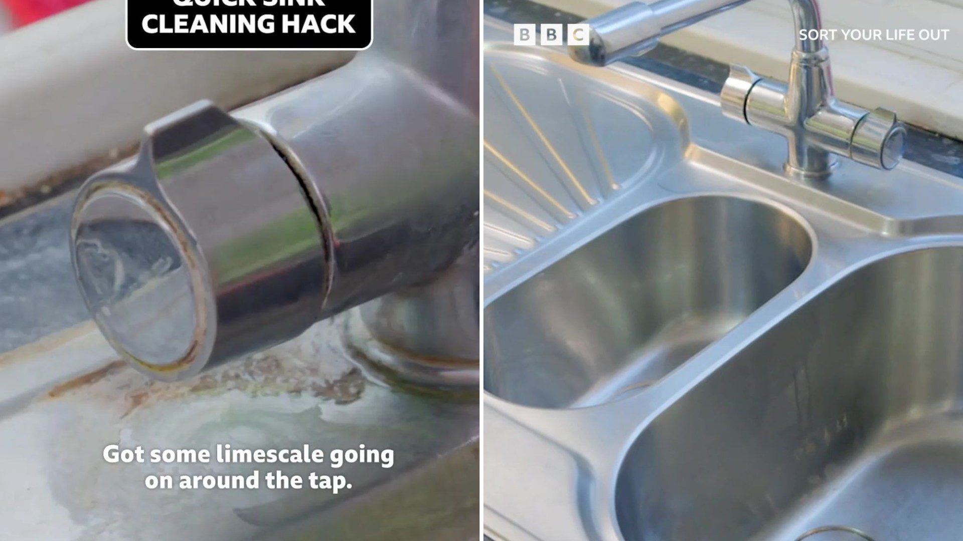 ‘The difference!’ Banish crusty limescale on taps in minutes with Stacey Solomon’s cleaning hack that ‘smells so good’