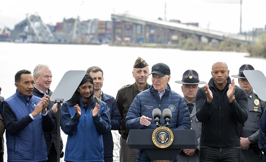 Biden Pledges Federal Support to Swiftly Rebuild Baltimore Bridge