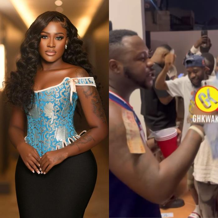 Fella Makafui Allegedly Moves Out Of Medikal’s Mansion As He Celebrates His Birthday With Friends