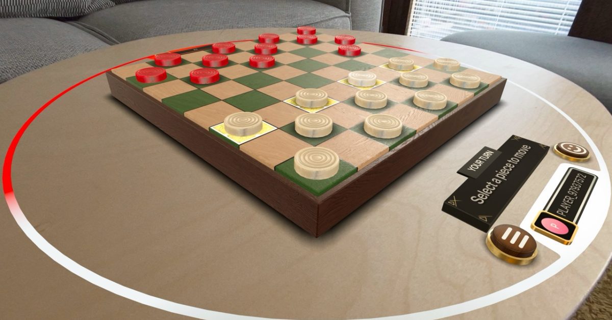 You can finally play checkers on Apple Vision Pro