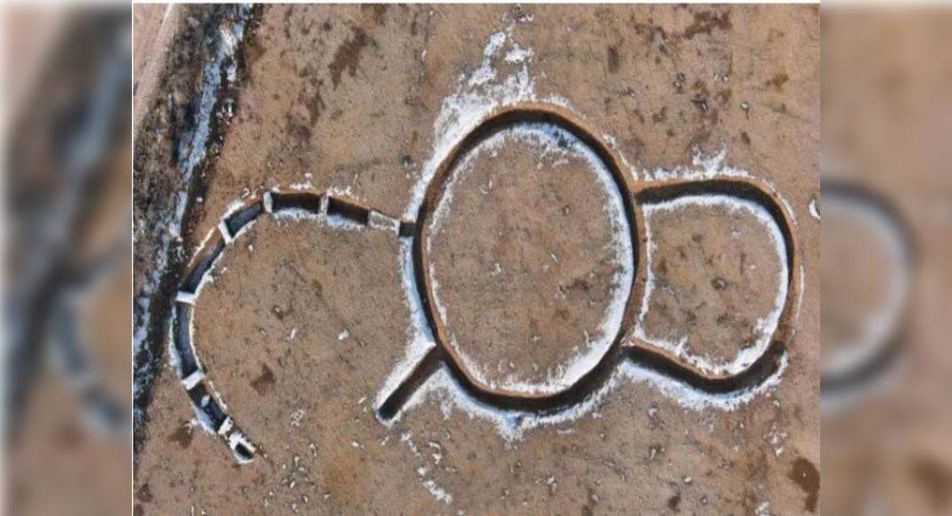 France: Mysterious horseshoe-shaped monument discovered; see pictures