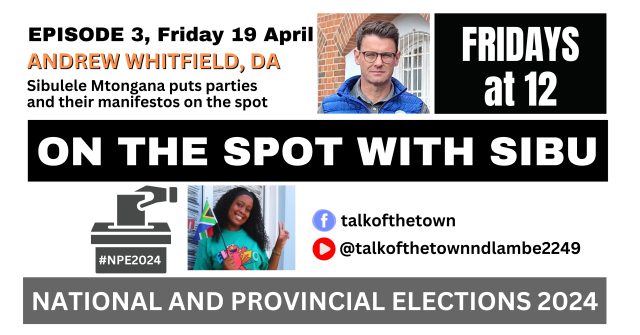 The DA’s Andrew Whitfield On the Spot