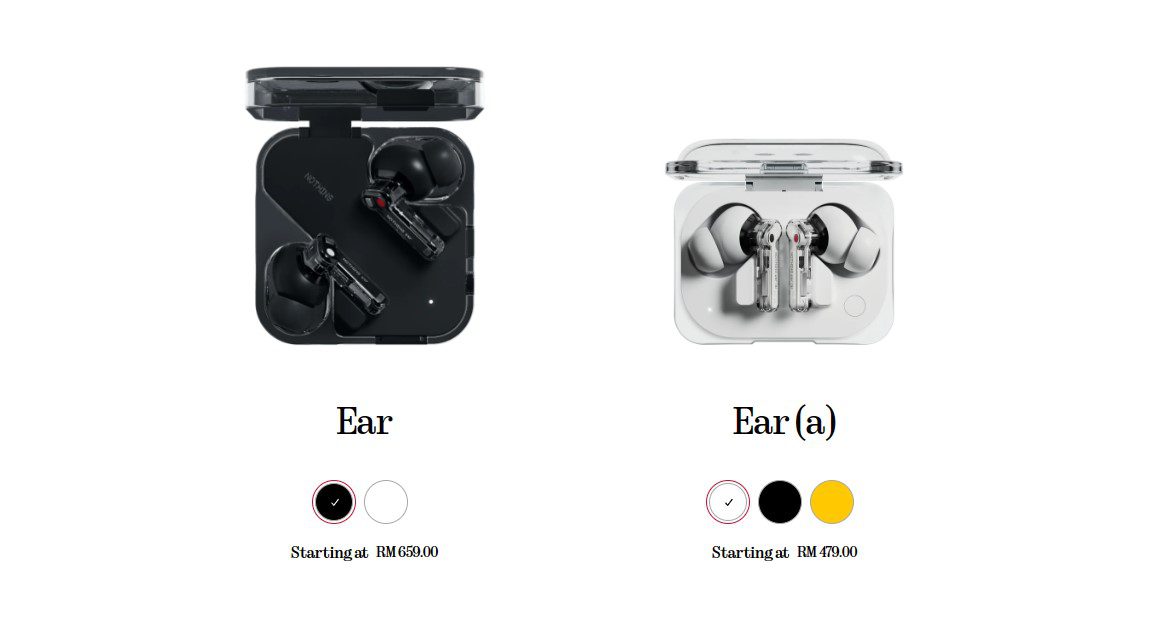 Nothing launches Ear and Ear (a) TWS earbuds