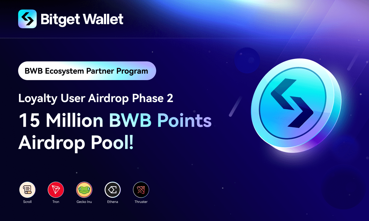 Bitget Wallet Rolls Out BWB Points Airdrop, Strengthening Collaboration with Ethena