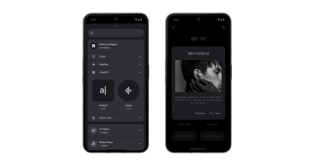 Nothing Phone (2) and Nothing earbuds get ChatGPT integration with latest update