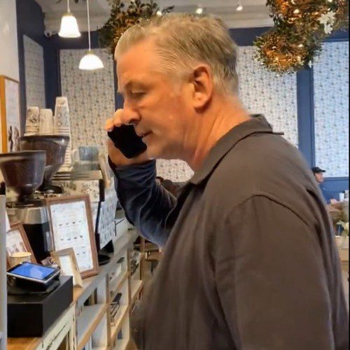 Alec Baldwin taunted by protester in tense coffee shop confrontation